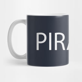 Pirate one word artistic design Mug